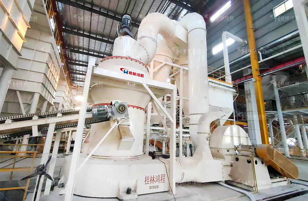 2臺HCQ2000大型擺式磨325目碳酸鈣生產線